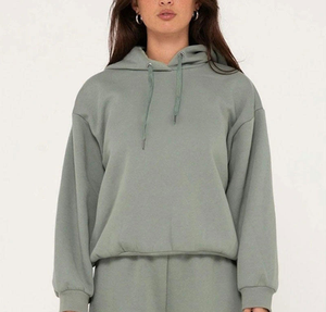 Sweat à capuche en polaire pour femme d'hiver avec manches longues Coupe ample décontractée coupe-vent et respirante - Product Image 4