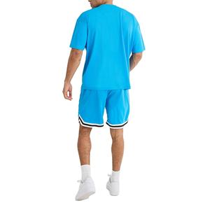 เสื้อเชิ้ตแขนสั้นผู้ชายแบบโอเวอร์ไซส์ผ้าเทอร์รี่เรียบๆ สำหรับฤดูร้อนปี 2026 ราคาขายส่งจากโรงงาน รับทำโลโก้ตามสั่ง ชุดคู่ แห้งเร็ว - Product Image 6