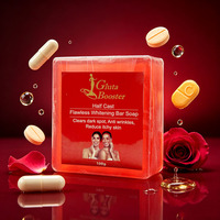 Savon en barre éclaircissant anti-taches Half Cast au Glutathion, exfoliant, régulateur de sébum, raffermissant et anti-démangeaisons pour femmes