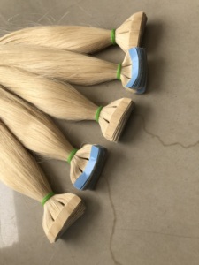 100% sin procesar de la cutícula alineados Natural camboyano del pelo del templo indio recto 613 Color cinta en extensiones de cabello humano - Product Image 4