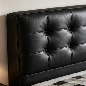 Letto a piattaforma silenzioso e salvaspazio con cassetti, in ecopelle e legno massello, <span class=keywords><strong>per</strong></span> camera da letto - Product Image 3