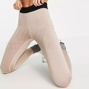 Legging de mujer de buena calidad con logotipo personalizado mallas de yoga para mujer mallas de mujer lisas a precio razonable - Product Image 4