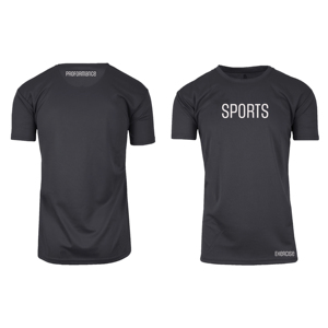T-shirt à manches courtes et musculation actif évacuant l'humidité pour hommes/t-shirts en polyester respirant pour la course à pied - Product Image 1