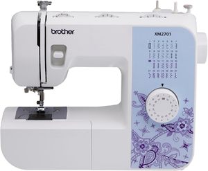 Machine à coudre Brother XM2701 de haute qualité, légère, à moteur unique, haute vitesse, 27 points, 6 pieds de couture inclus - Product Image 1