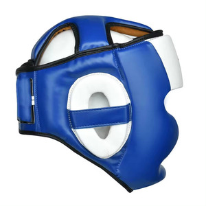 2024 unisexe formation professionnelle boxe tête gardes Logo personnalisé haute Arts martiaux Protection de la tête en gros haute boxe casques - Product Image 5