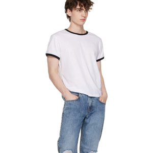 Camisetas Ringer Unisex para Adultos, Camiseta Deportiva con Cuello Redondo para Hombre, Crea Tu Marca, Ropa Deportiva, Camiseta Ringer - Product Image 4