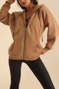 Sudaderas Cortas de Invierno para Mujer al por Mayor, Personalizadas, OEM, Manga Larga, 100% Algodón, Ecológicas, de Secado Rápido - Product Image 2