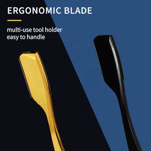 Rasoir de sécurité professionnel Kaamir Instruments KI-SR-63 à lame unique réutilisable en acier inoxydable de qualité supérieure pour le rasage du visage et du corps des hommes - Product Image 4