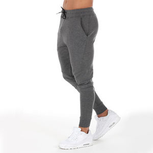 Personalizado al por mayor transpirable entrenamiento Fitness pantalones de chándal sólido Slim Fit gimnasio algodón antiarrugas último Jogger pantalones de chándal para hombres - Product Image 4