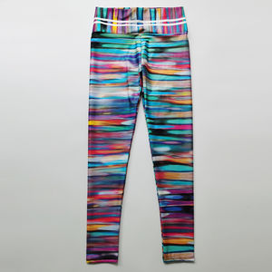 Mallas de yoga Lulu Align de cintura alta suaves con logotipo personalizado para mujer, pantalones ajustados tejidos transpirables para correr Atlético - Product Image 5
