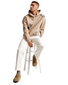 Sweat-shirts à capuche brodés de haute qualité, streetwear, décontractés, dernier design, fabricants, sweat-shirts personnalisés pour hommes - Product Image 2