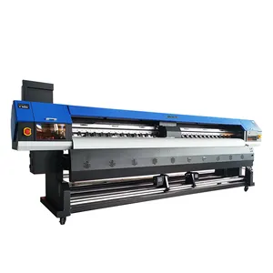 Impresora de inyección de tinta de un solo cabezal, impresora de inyección de tinta de 1,3 m de ancho, ecosolvente para publicidad