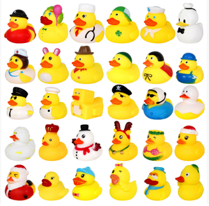 कस्टम रचनात्मक उपहार, बच्चे के स्नान के समय मज़ा और पानी के खेल के लिए रबर बतख खिलौना - Product Image 2