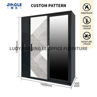 Armoire coulissante moderne avec miroir et tiroir, vente en gros directe d'usine, placards personnalisés ODM OEM pour chambre à coucher