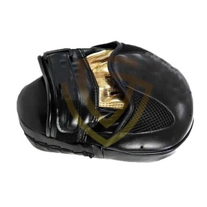 นวมต่อยมวย MMA มีลายพิมพ์โลโก้แบบกำหนดเองแผ่นเป้าสำหรับฝึกคาราเต้ของผู้ใหญ่เน้นการซ้อมทำจากหนัง - Product Image 6