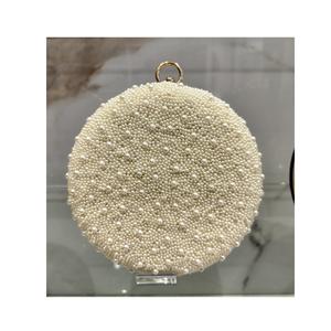 Sac à main brodé perlé haute couture meilleure pochette de fête de mariée faite à la main pour les femmes sac à main luxueux - Product Image 1