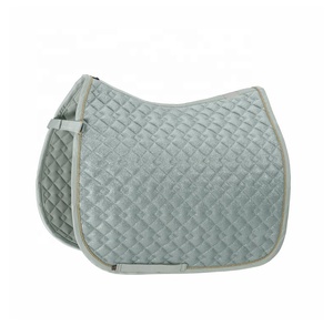 แผ่นรองอานม้าผ้าฝ้าย18สีบุผ้าสำหรับขี่ม้าผลิตภัณฑ์สำหรับขี่ม้าออกแบบโลโก้ได้ตามต้องการ - Product Image 5