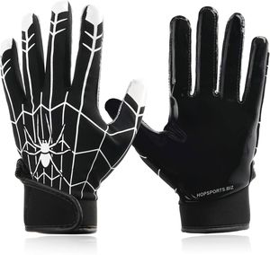 Guantes de fútbol americano de protección de manos Guantes de receptor de fútbol americano recién llegados con diseño personalizado Palma impresa - Product Image 1