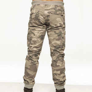 Pantalones Cargo para hombre, traje de moda de Color liso personalizado, pantalones Cargo para hombre, pantalones para exteriores, servicio OEM ODM personalizado - Product Image 3