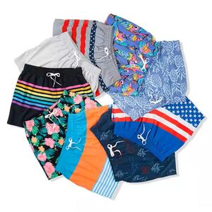 Customized <b>Men's</b> Quick Dry Waterproof Workout Casual Beachwear Shorts <b>Stretchy</b> Board Swim Shorts Anti-Wrinkle Feature Logo - Product Image 3