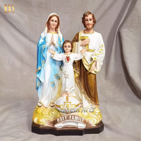 Idéal Arts Fait À La Main Religieux Résine Sainte Famille Statue Vierge Marie Jésus Décor pour Église Maison Autel Jardin Prière Cadeaux