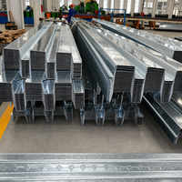Tôle de plancher ouverte galvanisée YX51 305 915 pour support de coulage de béton dans les bâtiments à ossature métallique multi-étages