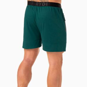 Pantalones cortos personalizados poliéster gimnasio doble capa malla pantalones cortos verano hombres 5 pulgadas malla entrepierna pantalones cortos de baloncesto - Product Image 4