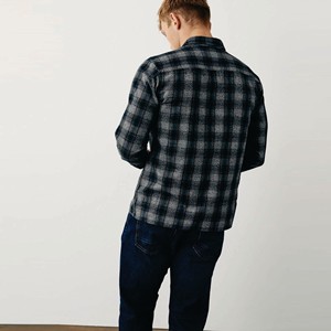 เสื้อเชิ้ตแขนยาวสำหรับผู้ชาย, เสื้อผ้าฝ้ายคุณภาพสูงทรงหลวมเสื้อเชิ้ตลำลองสำหรับผู้ชาย - Product Image 6