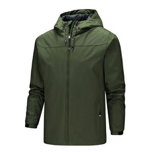 Wholesale Men's Winter Warm Multi-Color Construction Windbreaker Jacket - Product Image 1