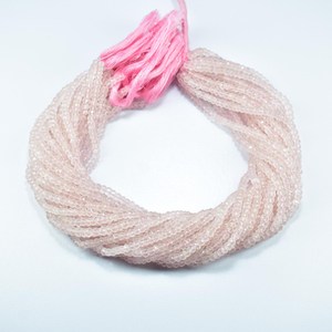Cuentas Redondas Facetadas de Cuarzo Rosa de 4 mm, Hilo de Cuentas de 13 Pulgadas, Piedra Preciosa de Alta Calidad para Uso Diario al Mejor Precio - Product Image 4