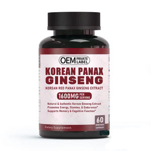 Suplemen Herbal Ekstrak Ginseng Organik <span class=keywords><strong>Ginkgo</strong></span> <span class=keywords><strong>Biloba</strong></span> Tablet Suplemen Energi Mendukung Perawatan Kesehatan Otak - Product Image 1