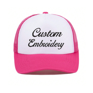 Casquettes de camionneur unisexes 100% polyester de haute qualité avec logo personnalisé brodé en 3D, respirantes, mode, pêche, sports de plein air, décontractées - Product Image 4