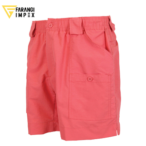 Shorts cargo de pêche personnalisés pour hommes, respirants, à séchage rapide, shorts utilitaires pour la randonnée, shorts bleus pour hommes, shorts à taille élastique - Product Image 4