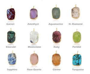 Wholesale Flashy Labradorite <b>Pendant</b> Gold Vermeil Sterling Silver Collet Set Natural <b>Crystal</b> Jewelry Fashion <b>Pendants</b> Charms - Product Image 5