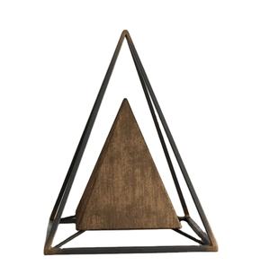 Escultura de Mesa de Acero Negra/Bronce para Decoración del Hogar, Decoración de Mesa, Habitación de Hotel de Lujo, Restaurante, Hecho en India, Venta al por Mayor - Product Image 1