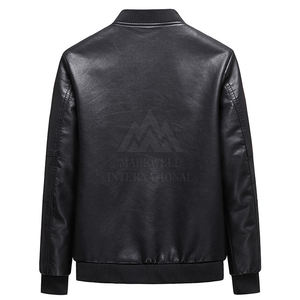 Chaqueta de invierno de cuero genuino de alta calidad para hombre 2025 con cuello levantado estilo High Street - Product Image 2