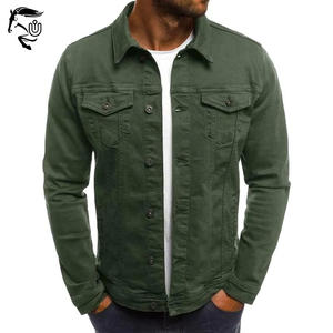 "Chaquetas vaqueras personalizadas de calidad superior | Abrigos vaqueros unisex Streetwear 2025 OEM Factory" - Product Image 1