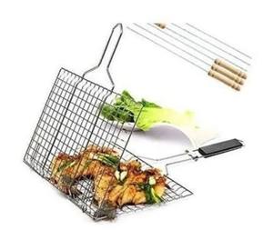 Gran oferta, red para parrilla de barbacoa de acero inoxidable, parrilla más, frote menos, malla para parrilla, red para barbacoa, estera de malla para asar, red para cocinar barbacoa - Product Image 6