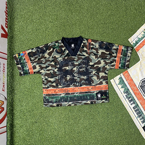 เสื้อเจอร์ซีย์ปักลายฟุตบอลแห้งเร็วผ้าแห้งเร็วระบายอากาศได้ดีจากอเมริกันฟุตบอล Mahomes ใส่ได้พอดีตัว - Product Image 1