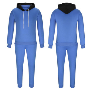 Ensemble de survêtements pour hommes au style unique et élégant, style pull-over uni, respirant - Product Image 5