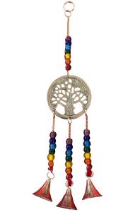 Campanas Colgantes con Cuentas, Campanas de Viento para Decoración del Hogar, Tres Campanas, Campanas de Viento de Metal, Venta al por Mayor por Consignantes Indios - Product Image 5