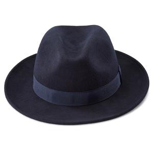 Clásico verano 100% algodón de alta calidad Color personalizado terciopelo Fedora sombreros para Unisex por encargo - Product Image 4