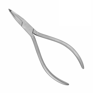 Pince orthodontique chirurgicale Ali 111 à pointes courbées, bord dentelé, manuelle, en acier inoxydable, avec poignée ergonomique pour la pose - Product Image 5