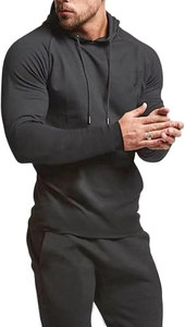 Survêtement d'hiver surdimensionné pour hommes de haute qualité Baggy 2 pièces personnalisé avec col à capuche Design imprimé prix bon marché - Product Image 4