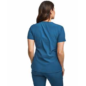 ชุดแพทย์สำหรับผู้หญิงดีไซน์ใหม่ผ้าโพลีเอสเตอร์เนื้อนุ่มโลโก้ตามสั่ง - Product Image 3