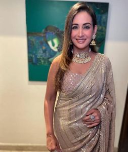 Chemisier en broderie Georgette pour femmes, nouvelle séquence, pour fête de mariage, créateur indien, Collection Sari, vente en gros - Product Image 2