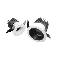 Indice de rendu des couleurs élevé 360 °   Downlight LED rotatif, étanche, anti-huile, anti-reflets, bonne dissipation thermique, durable