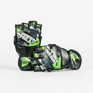 Gants de sparring MMA Gamma Strike en cuir de vachette et PU avec bandages de poignet personnalisables – Équipement de boxe pour le shopping - Product Image 3