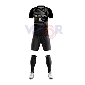 Best Design Customized Logo Printed Soccer Uniform High Quality Quick Dry Sports Wear Men <b>Women</b> Size Made Light <b>Weight</b> - Product Image 4