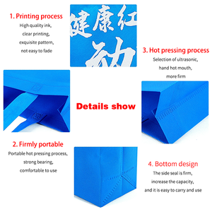 ถุงผ้าใส่ของชำแฟชั่น PU แบบใช้ซ้ำได้เป็นมิตรต่อสิ่งแวดล้อมถุงซิปปิดพิมพ์ลายใช้บรรจุของขวัญกลางแจ้ง - Product Image 3